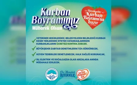 Kayseri Büyükşehir Belediyesi, Kurban Bayramı için kapsamlı önlemler aldı