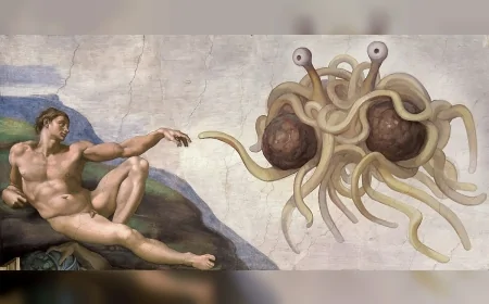 Pastafaryanlık, makarna tanrısıyla inanç ve hiciv arasındaki sınırları zorluyor