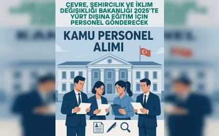Çevre, Şehircilik ve İklim Değişikliği Bakanlığı 2025’te Yurt Dışına Eğitim İçin Personel Gönderecek