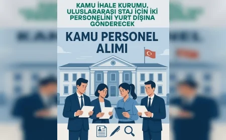 Kamu İhale Kurumu, uluslararası staj için iki personelini yurt dışına gönderecek