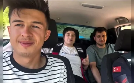 Sinop’ta Küçük Gaye’nin Hayali Gerçek Oldu: Jandarma Aracıyla Köy Turu Yaptı