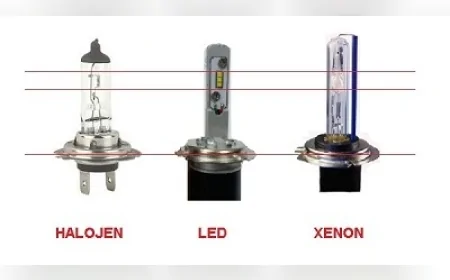 Araç Farlarında Halojen, LED ve Xenon Seçenekleri Arasındaki Farklar Neler?