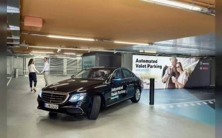 Sürücüsüz Park Dönemi: Otomatik Park Sistemi Aracı Kendi Kendine Park Ediyor