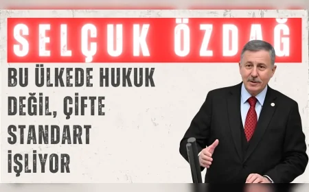 Yeni Yol Partili Selçuk Özdağ’dan torba yasaya ret: ‘Bu ülkede hukuk değil, çifte standart işliyor’