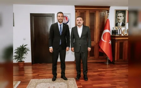 Ankaragücü Başkanı Gazi Ercüment Tekin'den Sincan Belediye Başkanı Murat Ercan’a Özel Ziyaret