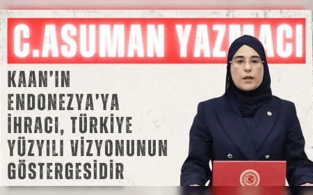AK Parti Şanlıurfa Milletvekili Cevahir Asuman Yazmacı: 'KAAN’ın Endonezya’ya ihracı, Türkiye Yüzyılı vizyonunun göstergesidir'