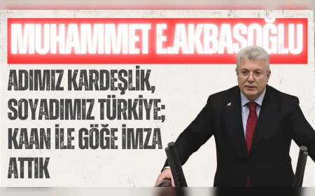 AK Parti Grup Başkanvekili Akbaşoğlu: ‘Adımız kardeşlik, soyadımız Türkiye; KAAN ile göğe imza attık’