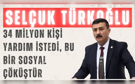 İYİ Partili Selçuk Türkoğlu: '34 milyon kişi yardım istedi, bu bir sosyal çöküştür'