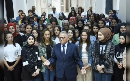 Başkan Memduh Büyükkılıç: '631 öğrenciye ücretsiz LGS kursu veriyoruz'