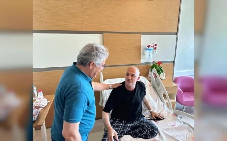 Başkan Dursun Mirza, Murat Karakoyun’a Geçmiş Olsun Ziyareti Gerçekleştirdi