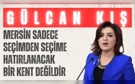 CHP’li Gülcan Kış: 'Mersin sadece seçimden seçime hatırlanacak bir kent değildir'