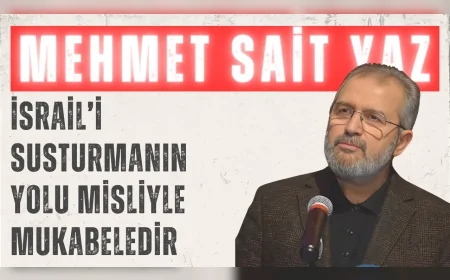 AK Parti Diyarbakır Milletvekili Mehmet Sait Yaz: 'İsrail’i susturmanın yolu misliyle mukabeledir'