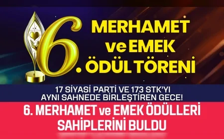 6. Merhamet ve Emek Ödülleri Töreni Ankara’da Yapıldı, Gerçek Kahramanlar Sahneye Davet Edildi