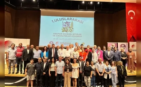 Endemik bitkilerle aromaterapi bilimi Malatya Arapgir’de uluslararası kongrede buluştu