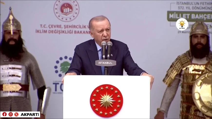 Cumhurbaşkanı Erdoğan İstanbul'un Fethinin 572. Yılında 4 Yeni Millet Bahçesinin Açılışını Gerçekleştirdi