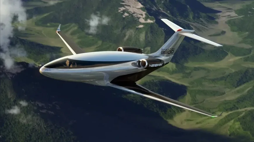 Geleceğin Uçağı Sahneye Çıkıyor: Penceresiz Jet Phantom 3500 Yakıtı ve Hızıyla Şaşırtıyor