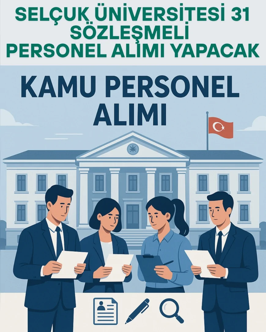 Selçuk Üniversitesi 31 Sözleşmeli Personel Alımı Yapacak: İşte Başvuru Şartları ve Süreci