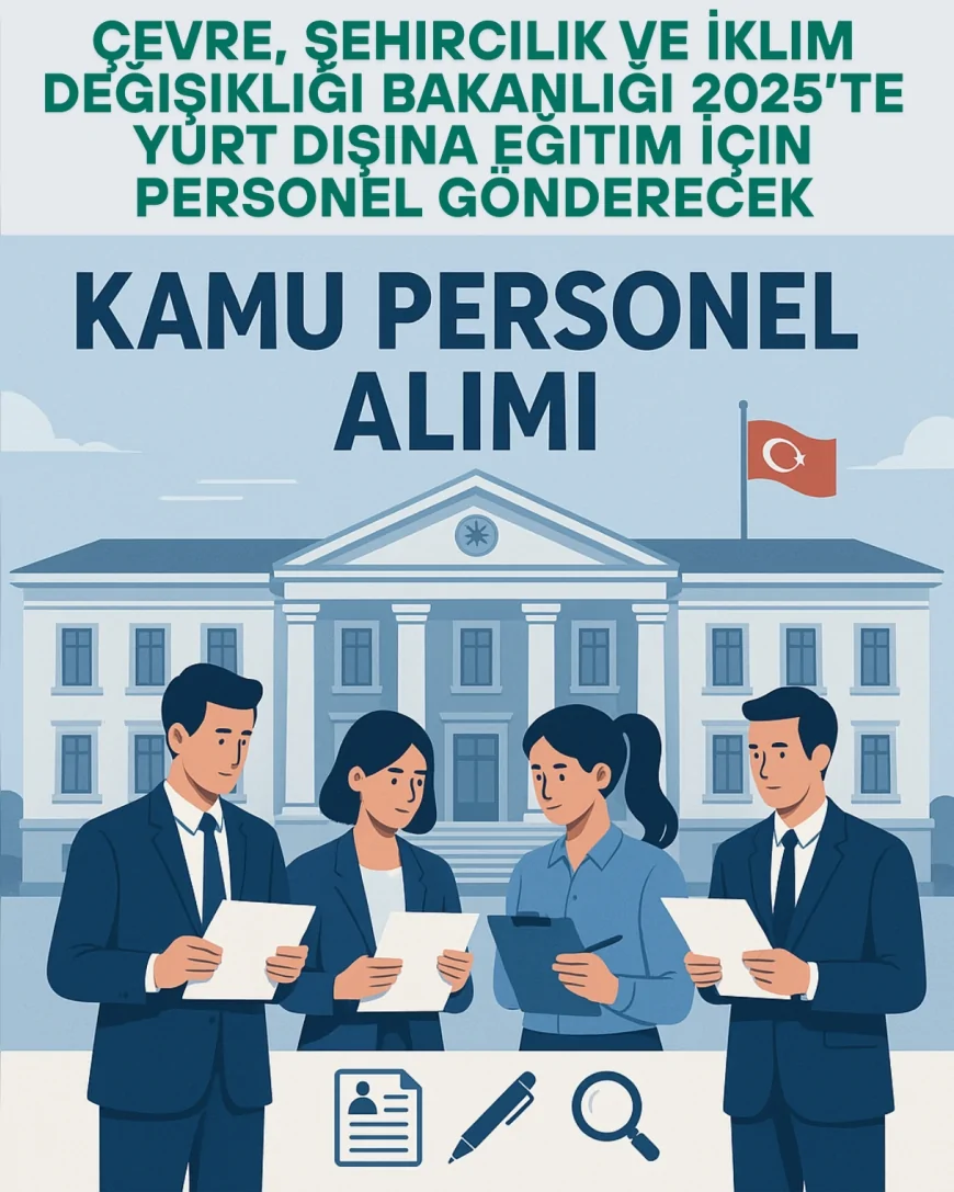 Çevre, Şehircilik ve İklim Değişikliği Bakanlığı 2025’te Yurt Dışına Eğitim İçin Personel Gönderecek
