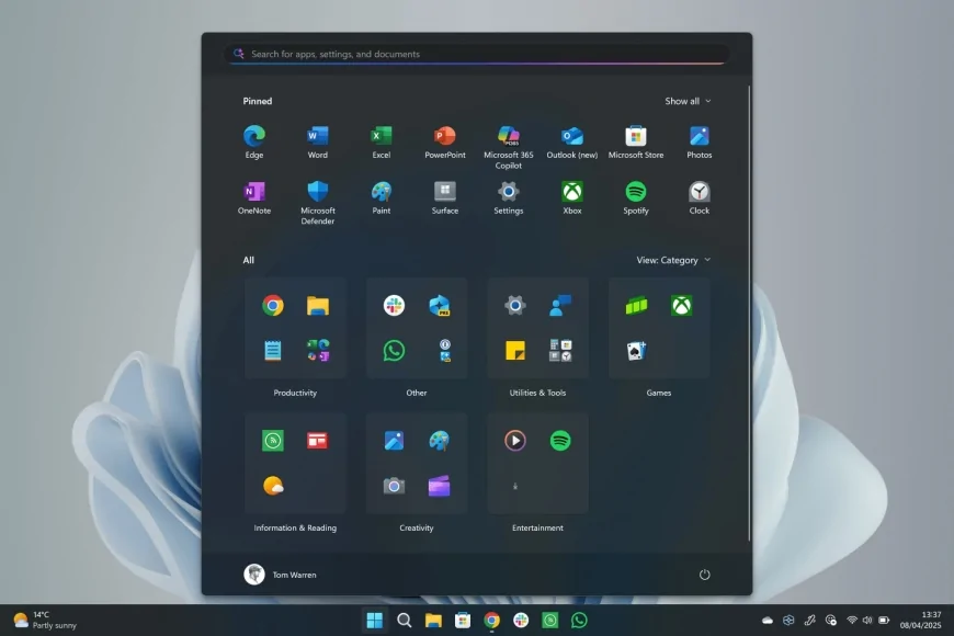 Windows 11 Başlat menüsü tamamen değişti: Yeni tasarımda neler var