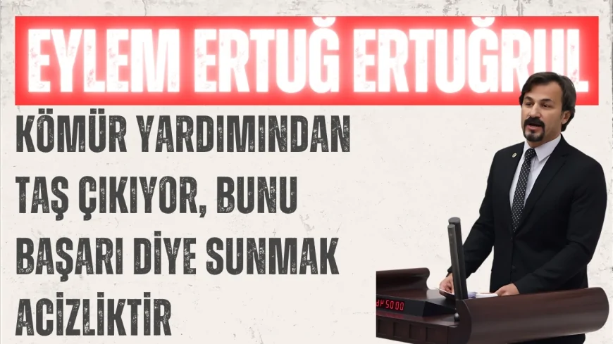 CHP’li Eylem Ertuğ Ertuğrul: ‘Kömür yardımından taş çıkıyor, bunu başarı diye sunmak acizliktir’