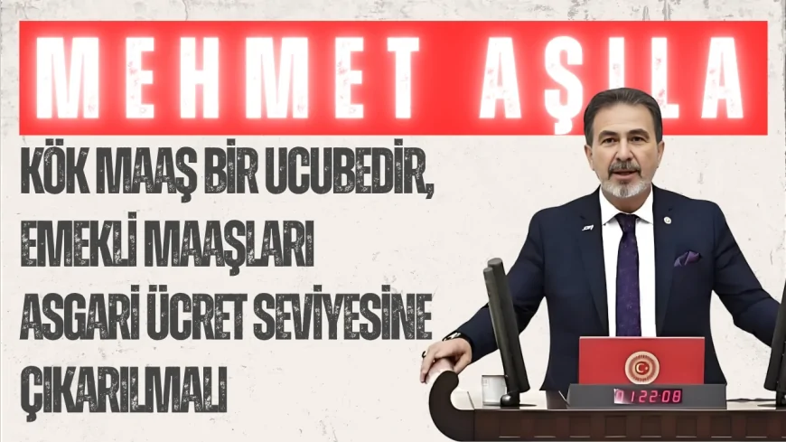 Yeniden Refah Partili Mehmet Aşıla: 'Kök maaş bir ucubedir, emekli maaşları asgari ücret seviyesine çıkarılmalı'