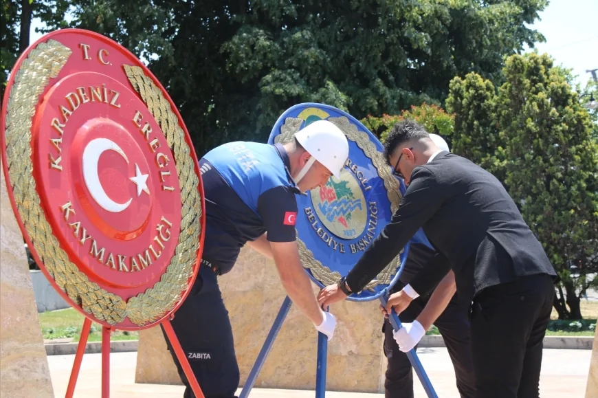 Karadeniz Ereğli’nin kurtuluşunun 105. yılı coşkulu törenle kutlandı