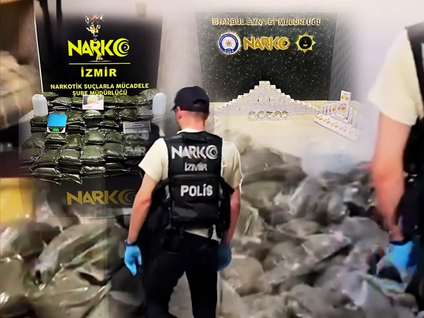 Uyuşturucu İmalatçılarına Üç İlde Darbe: 397,5 Kilo Uyuşturucu Ele Geçirildi