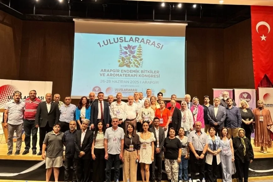 Endemik bitkilerle aromaterapi bilimi Malatya Arapgir’de uluslararası kongrede buluştu