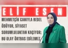 DEVA Partili Elif Esen: “Mehmetçik canıyla bedel ödüyor, siyaset sorumluluktan kaçıyor; bu olay örtbas edilemez”