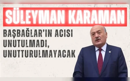 AK Parti Erzincan Milletvekili Süleyman Karaman: "Başbağlar’ın acısı unutulmadı, unutturulmayacak"