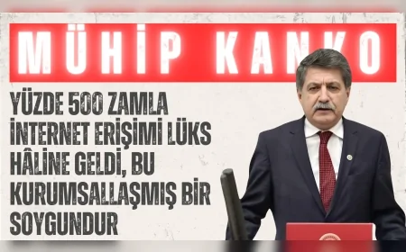 CHP Kocaeli Milletvekili Mühip Kanko: "Yüzde 500 zamla internet erişimi lüks hâline geldi, bu kurumsallaşmış bir soygundur"