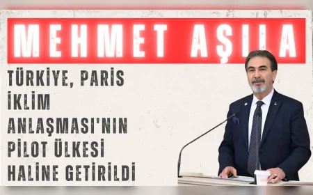 Yeniden Refah Partili Mehmet Aşıla: "Türkiye, Paris İklim Anlaşması'nın pilot ülkesi haline getirildi"