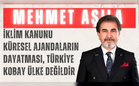 Yeniden Refah Partili Mehmet Aşıla: “İklim Kanunu küresel ajandaların dayatması, Türkiye kobay ülke değildir”