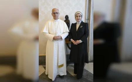 Emine Erdoğan ile Papa 14. Leo arasında Gazze, iklim krizi ve dinler arası diyalog gündemli görüşme