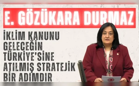 AK Parti Milletvekili Emel Gözükara Durmaz: “İklim Kanunu geleceğin Türkiye’sine atılmış stratejik bir adımdır”