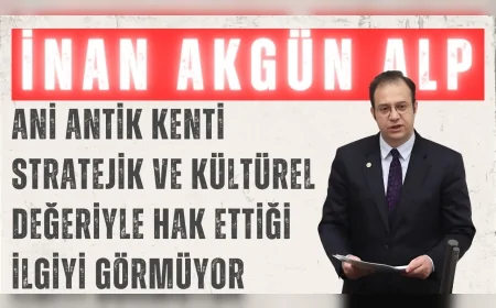 CHP’li İnan Akgün Alp: “Ani Antik Kenti stratejik ve kültürel değeriyle hak ettiği ilgiyi görmüyor”