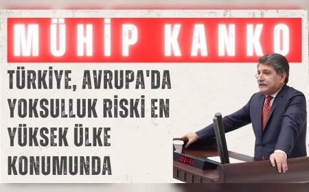 CHP’li Mühip Kanko: “Türkiye, Avrupa'da yoksulluk riski en yüksek ülke konumunda”