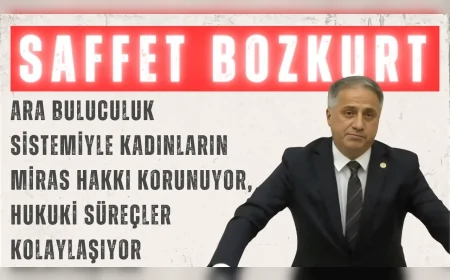 AK Parti’li Saffet Bozkurt: “Ara buluculuk sistemiyle kadınların miras hakkı korunuyor, hukuki süreçler kolaylaşıyor”