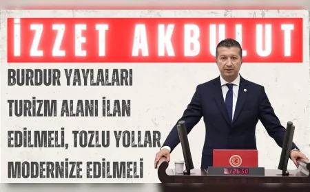 CHP’li İzzet Akbulut: “Burdur yaylaları turizm alanı ilan edilmeli, tozlu yollar modernize edilmeli”