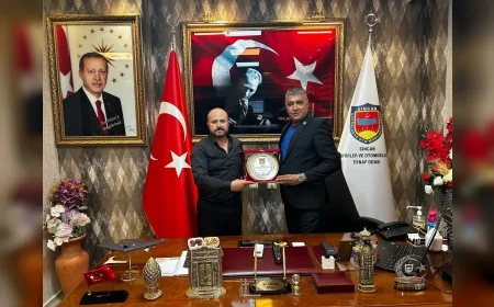 MHP İl ve İlçe Yöneticileri Sincan Şoförler Esnaf Odasını Ziyaret Etti