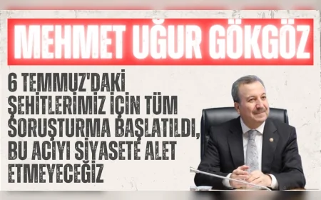 AK Partili Gökgöz: “6 Temmuz'daki şehitlerimiz için tüm soruşturma başlatıldı, bu acıyı siyasete alet etmeyeceğiz”