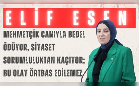 DEVA Partili Elif Esen: “Mehmetçik canıyla bedel ödüyor, siyaset sorumluluktan kaçıyor; bu olay örtbas edilemez”