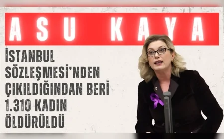CHP’li Asu Kaya: “İstanbul Sözleşmesi’nden çıkıldığından beri 1.310 kadın öldürüldü”
