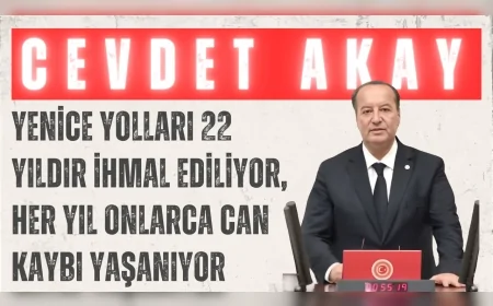 CHP’li Cevdet Akay: “Yenice yolları 22 yıldır ihmal ediliyor, her yıl onlarca can kaybı yaşanıyor”