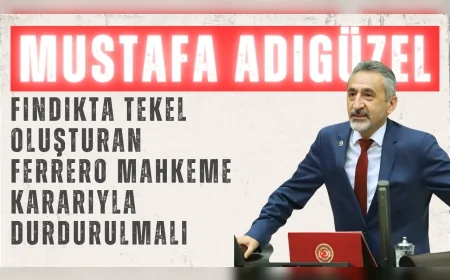 CHP’li Mustafa Adıgüzel: “Fındıkta tekel oluşturan Ferrero mahkeme kararıyla durdurulmalı”