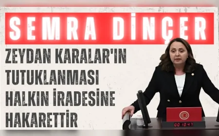 CHP’li Semra Dinçer: “Zeydan Karalar'ın tutuklanması halkın iradesine hakarettir”