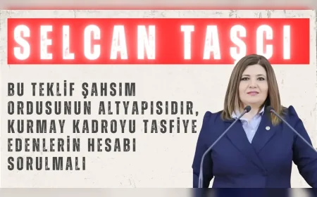 İYİ Partili Selcan Taşcı: “Bu teklif şahsım ordusunun altyapısıdır, kurmay kadroyu tasfiye edenlerin hesabı sorulmalı”