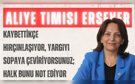 CHP’li Aliye Timisi Ersever: “Kaybettikçe hırçınlaşıyor, yargıyı sopaya çeviriyorsunuz; halk bunu not ediyor”
