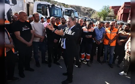 Yakup Odabaşı belediye personeline 5 bin TL bayram ikramiyesi ve kadro sözü verdi