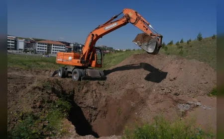 Gölbaşı Belediyesi kurban atıkları için özel çukurlar hazırladı, çevre kirliliğine karşı uyardı